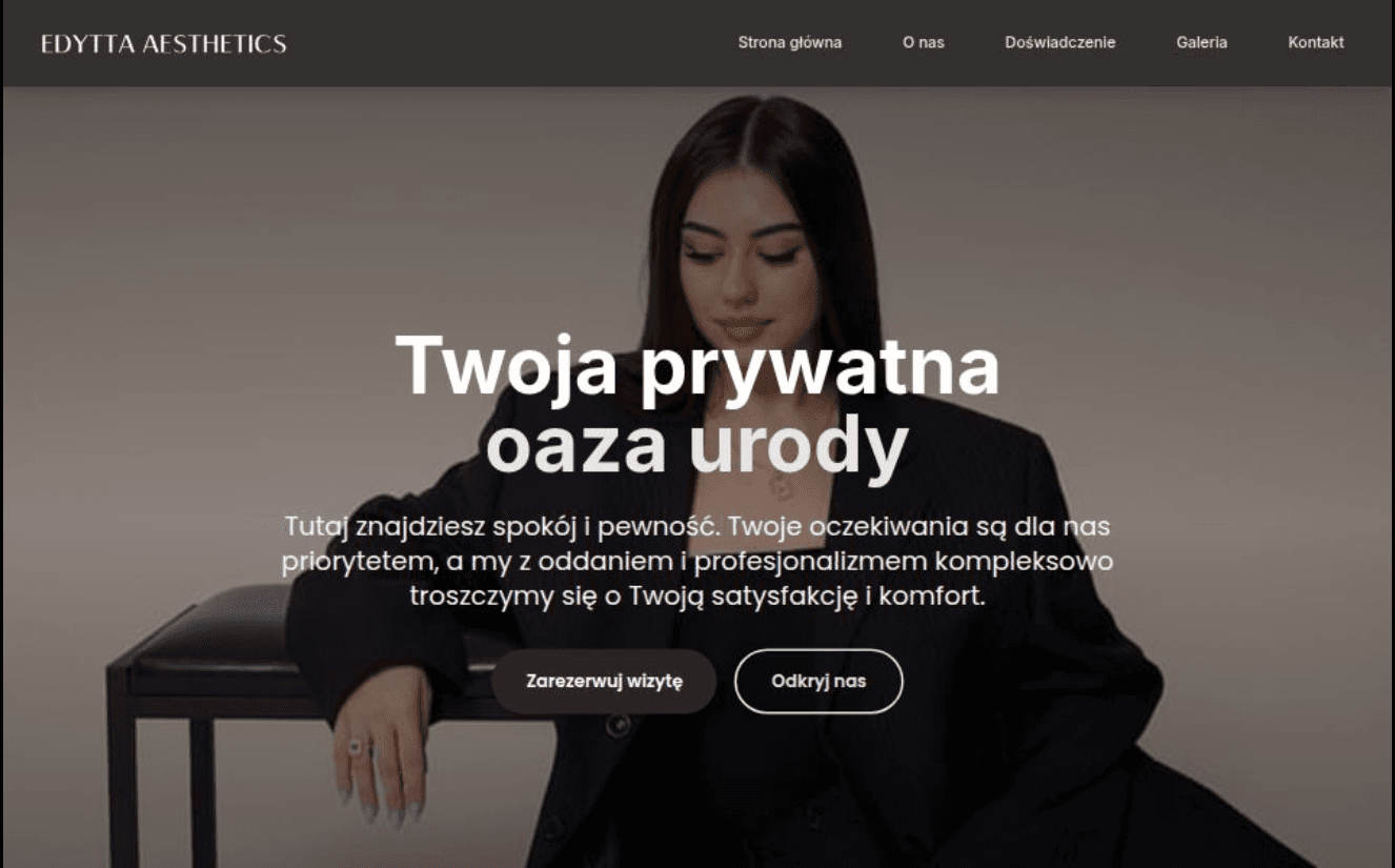 Edytta Aesthetics - Website Preview